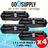 Compatible HP Black W2020X CF414X (WITH CHIP) Toner Cartridge Used for Color LaserJet Pro M454dn/M454dw; MFP M479dw/M479fdn/M479fdw/M454nw; Enterprise M455dn/ MFP M480f/ MFP M480f; Color LaserJet Managed E45028