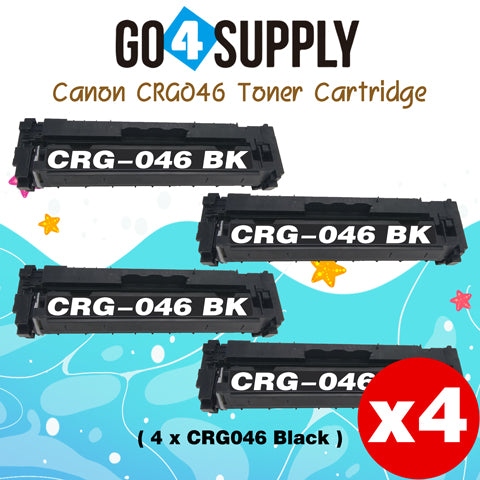 Compatible (Standard-Yield) Black CANON CRG046 CRG-046 Toner Cartridge Used for Color imageCLASS LBP654Cdw/MF735Cdw/MF731Cdw/MF733Cdw; Color i-SENSYS LBP654Cx/653Cdw/MF732Cdw/734Cdw/735Cx; Satera MF731Cdw/LBP654C/LBP652C/LBP651C/MF735Cdw/MF733Cdw
