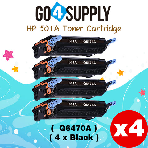Compatible HP 502A Q6470A Black Toner Cartridge to use for HP Color Laserjet CP3505 3505n 3505dn 3600 3600n 3600dtn 3800 Printer