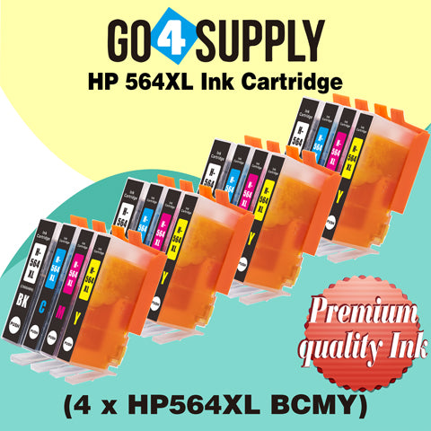 Compatible Set Combo HP 564xl Ink Cartridge Used for Photosmart Plus B209a/ B210a/B210b/B210c/B210d/B210e/Officejet 4610/4620 Printer