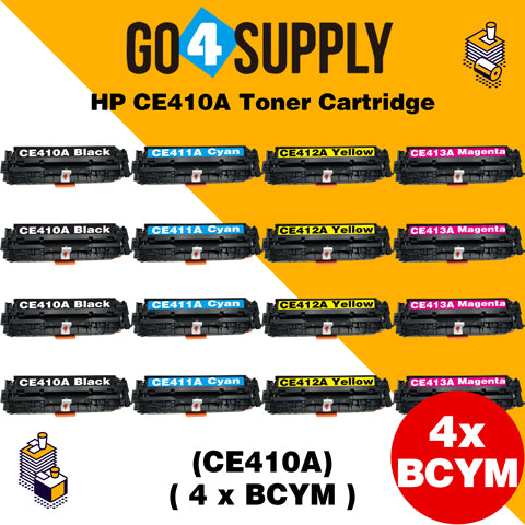 Compatible Set Combo HP CE410A CE411A CE412A CE413A Toner Cartridge Used for HP Laserjet Enterprise 300 color M351/ MFP M375nw; 400 color M451nw/M451dn/M451dw/ MFP M475dn/M475dw Printer