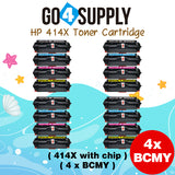 Compatible HP CF414X (WITH CHIP) W2020X W2021X W2022X W2023X Set Combo Toner Cartridge Used for Color LaserJet Pro M454dn/M454dw; MFP M479dw/M479fdn/M479fdw/M454nw; Enterprise M455dn/ MFP M480f/ MFP M480f; Color LaserJet Managed E45028