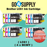 Compatible Set Combo Brother 61xl LC61 LC61XL Ink Cartridge Used for MFC-250C/255CW/257CW/290C/295CN/490CW/495CW/615W/790CW/795CW/990CW/5490CN/5490CW/5890CN/5895CW/6490CW/6890CDW,MFC-J220/J265w/J270w/J410/J410w/J415W/J615W/J630W Printer