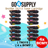 Compatible Combo Set Brother TN-315 TN315 (BCMY) Toner Cartridge Used for Brother HL-4140CN HL-4150CDN HL-4570CDWT HL-4570CDW MFC-9460CDN MFC-9560CDW DCP-9055CDN DCP-9270CDN Printers
