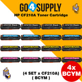 Compatible Set for HP CF210A Toner Cartridge Used for HP LaserJet Pro 200 color M251n/ 251nw/ 251MFP/ M276n/nw Printer