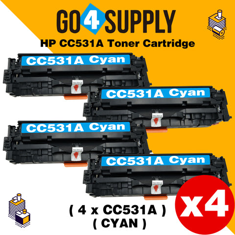 Compatible Cyan HP 531 CC531A 531A Toner Cartridge Used for HP Color laserJet CP2020/ 2024/ 2025/ 2026/ 2027/ 2024n/ 2024dn/ 2025n/ 2025dn/ 2025x/ 2026n/ 2026dn/ 2027n/ 2027dn; CM2320 MFP Series Printer
