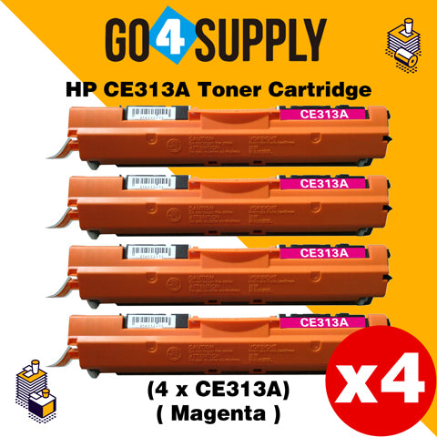 Compatible Magenta HP 313 CE313A 313A Toner Cartridge Used for HP  Laserjet Pro CP1020/ 1021/ 1022/ 1023/ 1025; CP 1026/ 1027/ 1028nw; 100 M175a/b/c/nw/p/q/R; 200 color MFP M275nw/s/t/u Printer