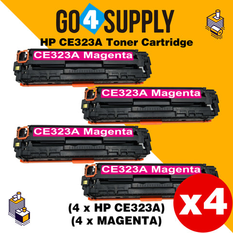 Compatible HP Magenta CE323A Toner Cartridge Used for HP LaserJet CP1521/1522/1523/1525n; Pro CP1525/1526/1527/1528nw; Pro CM1411/1412/1413/1415fn; Pro CM1415/1416/1417/1418fnw Printer