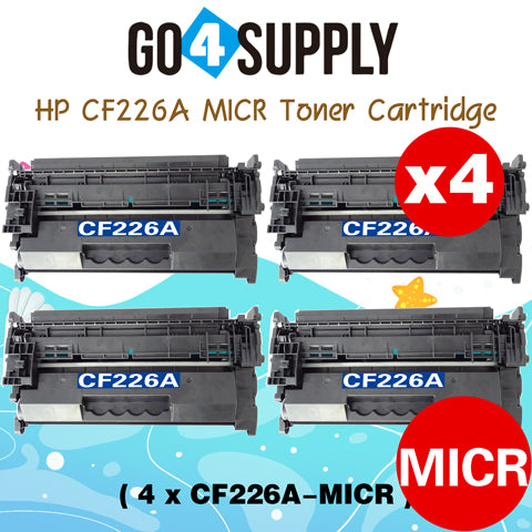 Compatible (Standard Yield) HP Micr Toner Cartridge CF226A 226A Used for LaserJet Pro MFP M426dw/M426fdn/M426fdw; LaserJet Pro M402dn/M402n/M402dw/M402d Printers
