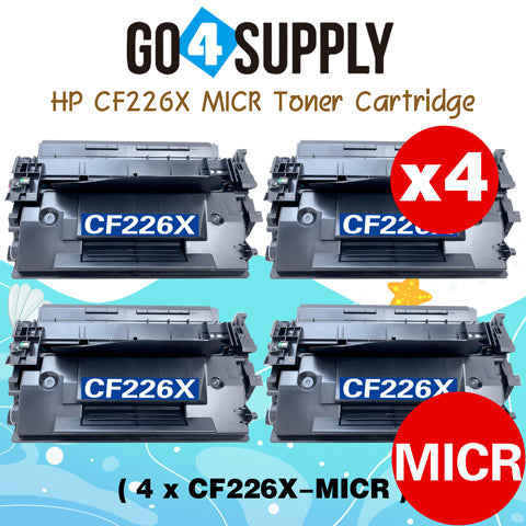 Compatible (High Yield) HP Micr Toner Cartridge CF226X 226X Used for LaserJet Pro MFP M426dw/M426fdn/M426fdw; LaserJet Pro M402dn/M402n/M402dw/M402d Printers