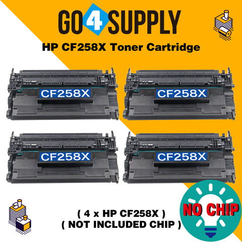 Compatible (NO CHIP) HP 258X CF258X 58X Toner Cartridge Used for HP LaserJet Pro M404n/M404dn/M404dw; MFP M428dw/M428fdn/M428fdw Printer