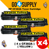 Compatible Yellow HP 382 CF382A 382A Toner Cartridge Used for HP Color laserJet Pro M476dn MFP/M476dw MFP/M476dnw MFP Printer
