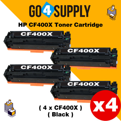 Compatible Black HP 201X CF400X Toner Cartridge Used for HP Color LaserJet Pro M252dn/252n; Color LaserJet Pro MFP M277dw/277n; Color LaserJet Pro MFP M274n Printers