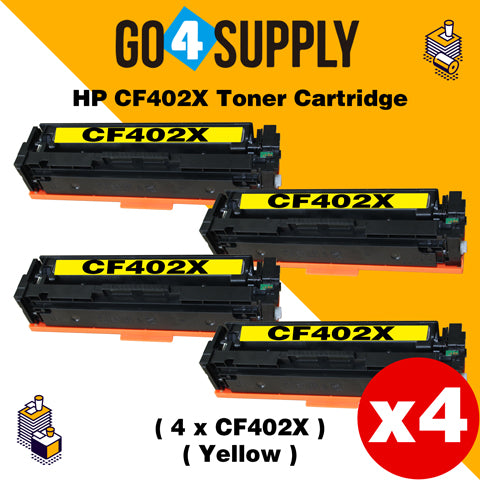 Compatible Yellow HP 201X CF402X Toner Cartridge Used for HP Color LaserJet Pro M252dn/252n; Color LaserJet Pro MFP M277dw/277n; Color LaserJet Pro MFP M274n Printers