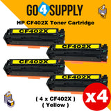 Compatible Yellow HP 201X CF402X Toner Cartridge Used for HP Color LaserJet Pro M252dn/252n; Color LaserJet Pro MFP M277dw/277n; Color LaserJet Pro MFP M274n Printers