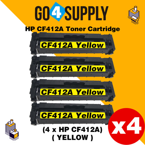 Compatible Yellow HP 412A CF412A Toner Cartridge Used for Color LaserJet Pro M452dw/452dn/452nw, Color LaserJet Pro MFPM477fnw/M477fdn/M477fdw, Color LaserJet Pro MFP M377dw Printers