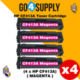 Compatible Magenta HP 413A CF413A Toner Cartridge Used for Color LaserJet Pro M452dw/452dn/452nw, Color LaserJet Pro MFPM477fnw/M477fdn/M477fdw, Color LaserJet Pro MFP M377dw Printers