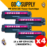 Compatible Magenta HP 413X CF413X Toner Cartridge Used for Color LaserJet Pro M452dw/452dn/452nw, Color LaserJet Pro MFPM477fnw/M477fdn/M477fdw, Color LaserJet Pro MFP M377dw Printers