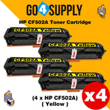 Compatible Yellow HP 502A CF500A 202A Toner Cartridge Used for HP Color LaserJet Pro M254/M254dw/254nw; MFP M281cdw/281fdn/281fdw/280/280nw Printer