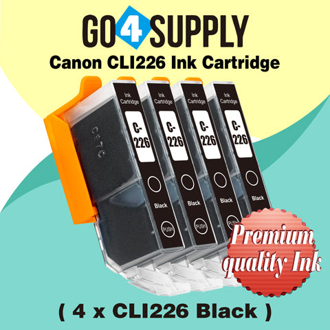 Compatible Included Grey Combo Canon 225/226 PGI225xl CLI226xl PGI-225xl CLI-226xl Ink Cartridge Used for Canon PIXMA MG7720, PIXMA TS8020/9020 Printers