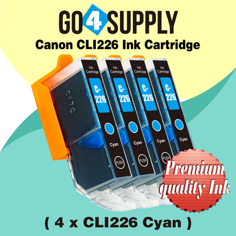 Compatible NO Included Grey Combo Canon 225/226 PGI225xl CLI226xl PGI-225xl CLI-226xl Ink Cartridge Used for Canon PIXMA MG5720/MG5721 Black Silver/MG5722 White Silver/MG6820/MG6821 Black Silver/MG6822/MG7720; PIXMA TS5020/6020/8020/9020 Printers