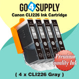 Compatible NO Included Grey Combo Canon 225/226 PGI225xl CLI226xl PGI-225xl CLI-226xl Ink Cartridge Used for Canon PIXMA MG5720/MG5721 Black Silver/MG5722 White Silver/MG6820/MG6821 Black Silver/MG6822/MG7720; PIXMA TS5020/6020/8020/9020 Printers