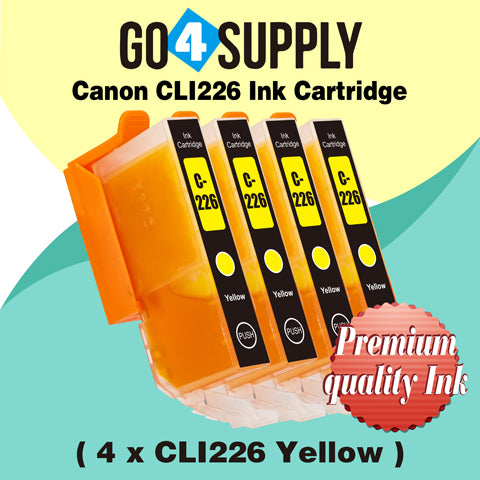 Compatible Included Grey Combo Canon 225/226 PGI225xl CLI226xl PGI-225xl CLI-226xl Ink Cartridge Used for Canon PIXMA MG7720, PIXMA TS8020/9020 Printers