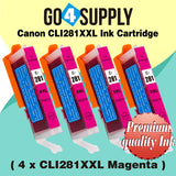 Compatible Magenta Canon CLI281 CLI281XXL CLI-281XXL Ink Cartridge CLI281XL CLI-281XL Used for PIXMA TS702/TR7520/TR8520/TR8620/TS6120/TS6220/TS6320/TS8120/TS8220/TS8320/TS9120/TS9520/TS9521C Printers