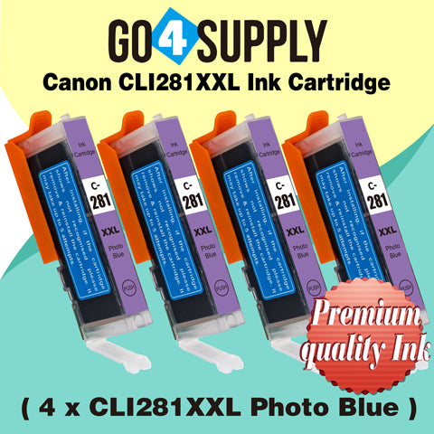 Compatible NO Photo Blue Set Canon PGI280 PGI280XXL PGI-280XXL CLI281 CLI281XXL CLI-281XXL Ink Cartridge PGI280XL PGI-280XL CLI281XL CLI-281XL Used for PIXMA TS702/TR7520/TR8520/TR8620/TS6120/TS6220/TS6320/TS8120/TS8220/TS8320/TS9120/TS9520/TS9521C