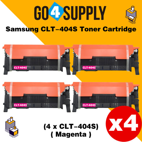 Compatible Magenta Samsang 404 CLT404S CLT-404S Toner Cartridge Used for Samsung SL-C430W/C430/C432W; SL-C432/C433W/C433; SL-480FW/C480/C480FN; SL-C480FW/C480W/482; SL-C482FW/C482W; SL-483/C483W/C483FW