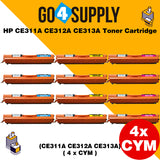 Compatible Color Set HP CE311A CE312A CE313A Toner Cartridge Used for HP  Laserjet Pro CP1020/ 1021/ 1022/ 1023/ 1025; CP 1026/ 1027/ 1028nw; 100 M175a/b/c/nw/p/q/R; 200 color MFP M275nw/s/t/u Printer