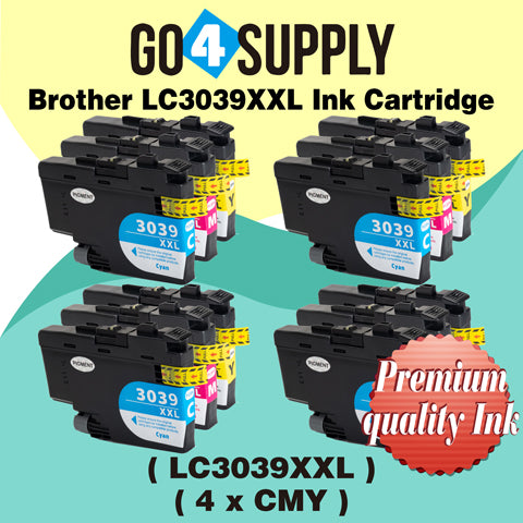 Compatible 3-Color Combo Brother 3039 LC3039XXL LC-3039XXL Ink Cartridge Used for Brother MFC-J5845DW/MFC-J5845DW XL/MFC-J5945DW/MFC-J6545DW/MFC-J6545DW XL/MFC-J6945DW Printer