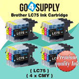 Compatible 3-Color Combo Brother 75xl LC75 LC75XL Ink Cartridge Used for MFC-J6910CDW/J6710CDW/J5910CDW/J825N/J955DN/J955DWN/J705D/J705DW/J710D/J710DW/J810DN/J810DWN/J825DW/J840N/J625DW/J860DN/J860DWN/J960DN-B/J960DN-W/J960DWN-B/J960DWN-W Printer