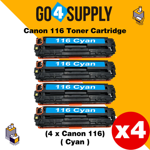 Compatible Cyan Canon 116 CRG-116 CRG116 Toner Cartridge Used for Canon i-SENSYS LBP-7010C/7016C/7018C; LBP 5050/5050n/iC MF 8080cw; MF8010/8030/8040/8050cn; LBP 7110Cw/7100Cn; iC MF8280Cw/MF6680DN; MF8210/8230/8250Cn; MF628Cw/626Cn; MF623Cn/621Cn