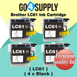 Compatible Set Combo Brother 61xl LC61 LC61XL Ink Cartridge Used for DCP-145C/163C/165C/185C/195C/197C/365CN/375CW/385C/395CN/585CW/6690CN/6690CW; DCP-J125/J140W/J315W/J515W/J715W Printer