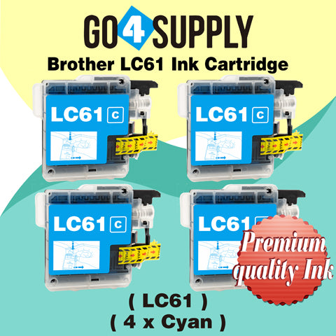 Compatible 3-Color Combo Brother 61xl LC61 LC61XL Ink Cartridge Used for MFC-250C/255CW/257CW/290C/295CN/490CW/495CW/615W/790CW/795CW/990CW/5490CN/5490CW/5890CN/5895CW/6490CW/6890CDW,MFC-J220/J265w/J270w/J410/J410w/J415W/J615W/J630W Printer