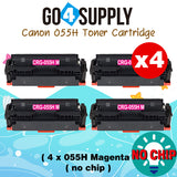 Compatible CANON (High-Yield Page) Magenta CRG055H (NO CHIP) CRG-055H Toner Cartridge Used for Canon i-SENSYS MF741Cdw; i-SENSYS MF745Cdw;  i-SENSYS MG743Cx