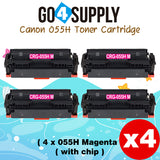 Compatible CANON (High-Yield Page) Magenta CRG055H (WITH CHIP) CRG-055H Toner Cartridge Used for Canon i-SENSYS MF741Cdw; i-SENSYS MF745Cdw;  i-SENSYS MG743Cx