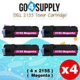 Compatible Dell 2155 Magenta Toner Cartridge Replacement for 2150cn 2150cdn 2155cn 2155cdn Printer