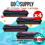 Compatible HP Magenta (NO CHIP) CF206A W2113A 206A Toner Cartridge Replacement for HP Color LaserJet Pro MFP M283fdw/M283fdn; M255dw/M255nw