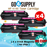 Compatible HP Magenta W2023X CF414X (NO CHIP) Toner Cartridge Used for Color LaserJet Pro M454dn/M454dw; MFP M479dw/M479fdn/M479fdw/M454nw; Enterprise M455dn/ MFP M480f/ MFP M480f; Color LaserJet Managed E45028