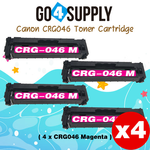 Compatible (Standard-Yield) Magenta CANON CRG046 CRG-046 Toner Cartridge Used for Color imageCLASS LBP654Cdw/MF735Cdw/MF731Cdw/MF733Cdw; Color i-SENSYS LBP654Cx/653Cdw/MF732Cdw/734Cdw/735Cx; Satera MF731Cdw/LBP654C/LBP652C/LBP651C/MF735Cdw/MF733Cdw
