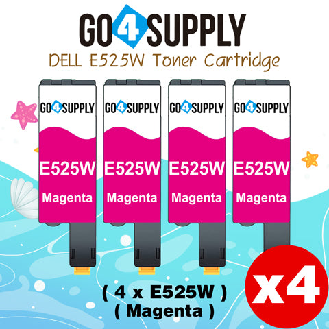 Compatible Dell 593-BBJV E525W E525 525w Magenta to use for E525w Wireless Color Printers