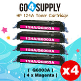 Compatible HP 124A Q6003A Q6000A Magenta Toner Cartridge to use for Color Laser Jet 1600 2600n 2605dn 2605dtn CM1015mfp CM1017mfp Printers