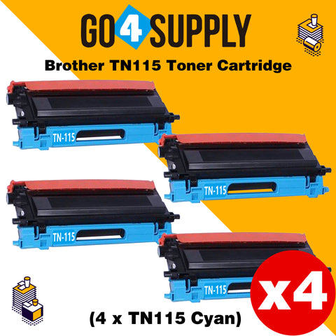Compatible Cyan Brother TN115 TN-115 Toner Cartridge Used for Brother HL-4040CN 4050CDN 4070CDW MFC-9440CN 9450CDN 9840CDW DCP-9040CN 9045CDN