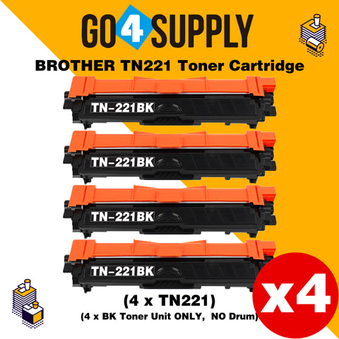 Compatible Black Brother TN221 TN-221 Toner Unit Used for Brother HL-3140CW/ HL-3142CW/ HL-3150CDW/ HL-3152CDW/ HL-3170CDW/ HL-3172CDW/ MFC-9130CW/ MFC-9140CDN/ MFC-9330CDW/ MFC-9340CDW; DCP-9020CDW Printer