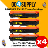 Compatible Yellow Brother TN225 TN-225 Toner Unit Used for Brother HL-3140CW/ HL-3142CW/ HL-3150CDW/ HL-3152CDW/ HL-3170CDW/ HL-3172CDW/ MFC-9130CW/ MFC-9140CDN/ MFC-9330CDW/ MFC-9340CDW; DCP-9020CDW Printer