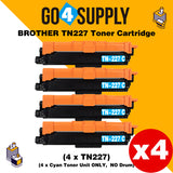 Compatible (Toner Only) Cyan Brother 227 TN227 TN-227 Toner Unit Used for Brother HL-L3210CW/L3230CDW/L3710CDW/L3270CDW/L3290CDW; DCP-L3510CDW/L3550CDW/L3551CDW; MFC-L3710CW/3730CDW/L3750CDW/L3770CDW/L3745CDW Printer