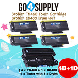 Compatible Combo Set (Drum + Toner) TN460 TN-460 Toner Cartridge with DR400 DR-400 Drum Unit Used for Brother HL1030/1230/1240/1250/1270n/1435/1440/1450; MFC1260/1270/2500/8300/9850 Printer