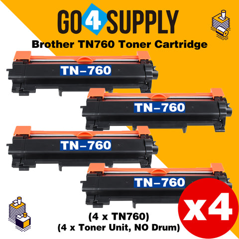 Compatible  Brother TN760 TN-760 Toner Unit Used for DCP-L2550DW, HL-L2350DW, HL-L2370DW, HL-L2370DW XL, HL-L2390DW, HL-L2395DW, MFC-L2710DW, MFC-L2750DW, MFC-L2750DW XL Printer